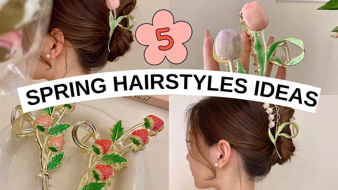 Freshen Up Your Spring Look with These Top 5 Floral Hair Claw Clips