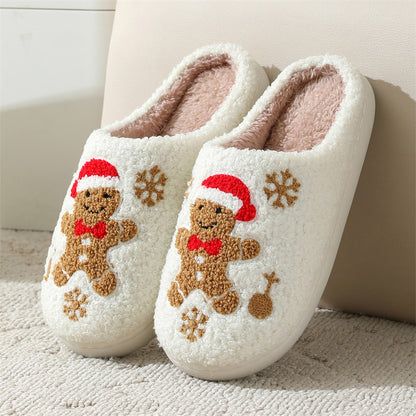 Christmas Gingerbread Slippers