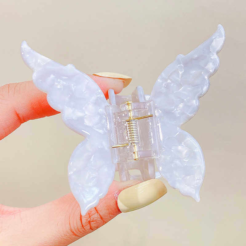Marble Butterfly Claw Clip