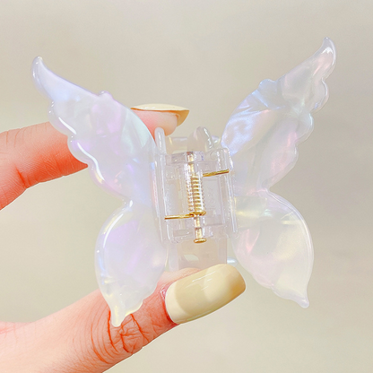 Marble Butterfly Claw Clip