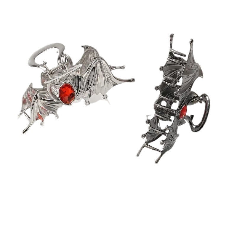 Bat Metal Halloween Claw Clip