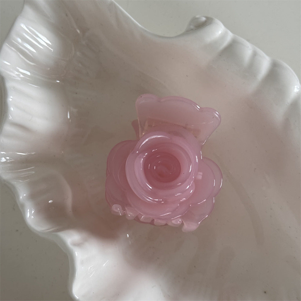 Rose Hair Claw Clip