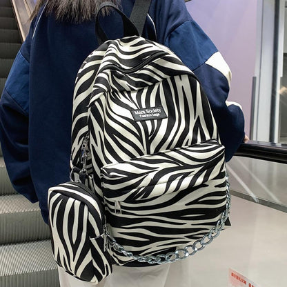 Animal Print Backpack