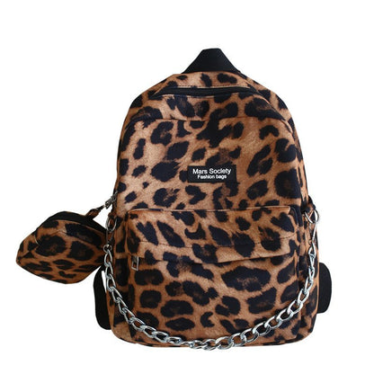 Animal Print Backpack