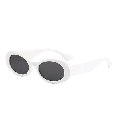 Ovale Retro-Sonnenbrille