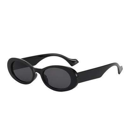 Ovale Retro-Sonnenbrille