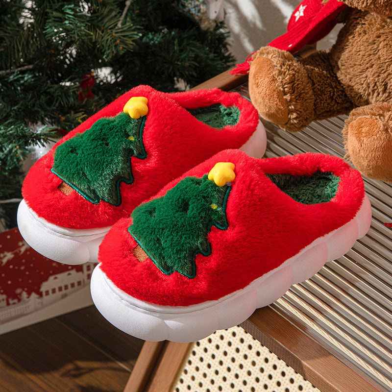 Christmas Tree Slippers