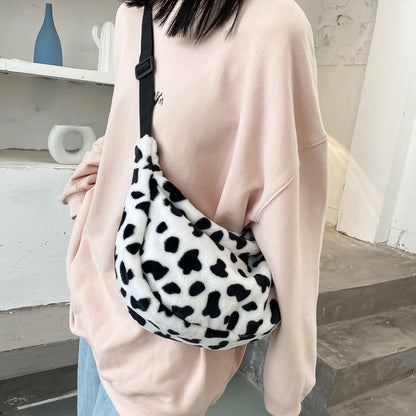 Crossbody Cow Print Bag