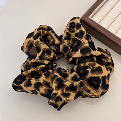 Big Leopard Print Scrunchie