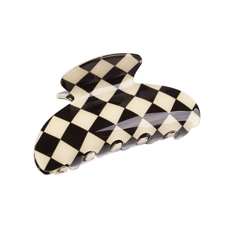 Checkerboard Claw Clip