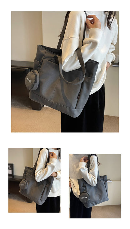 Commuter Tote Bag with Mini Purse