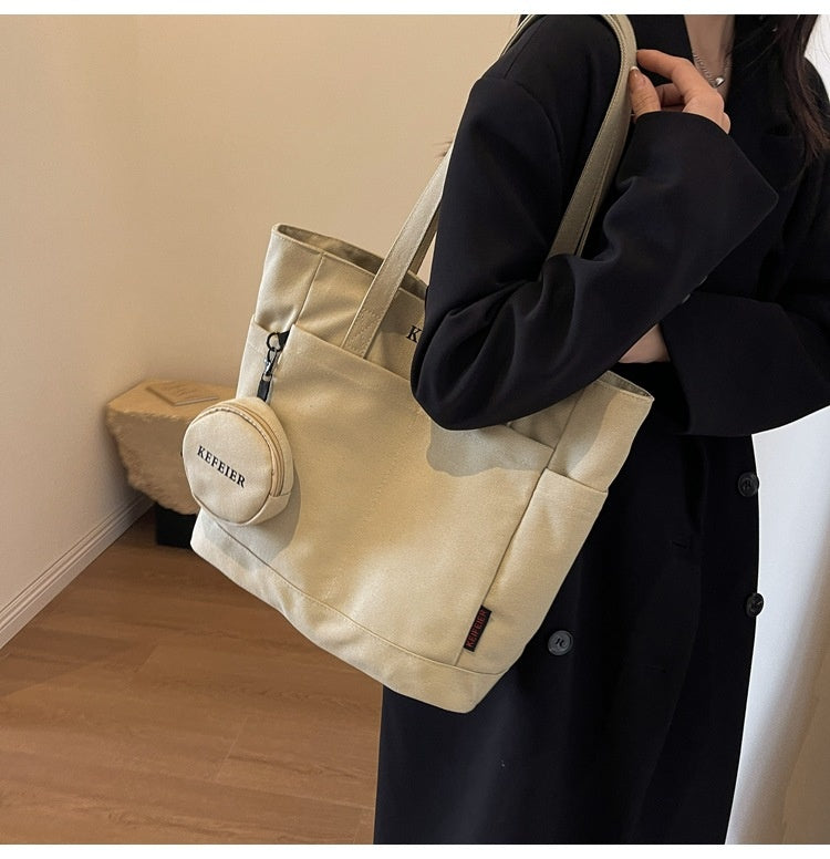 Commuter Tote Bag with Mini Purse