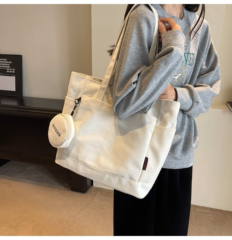 Commuter Tote Bag with Mini Purse