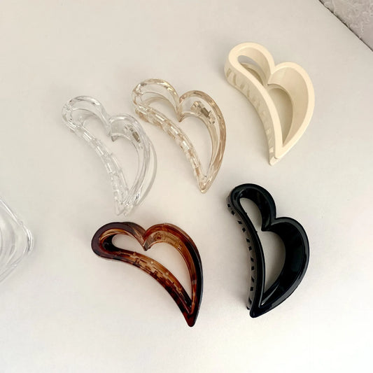 Heart Claw Clip