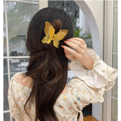 Gradient Butterfly Hair Claw Clip