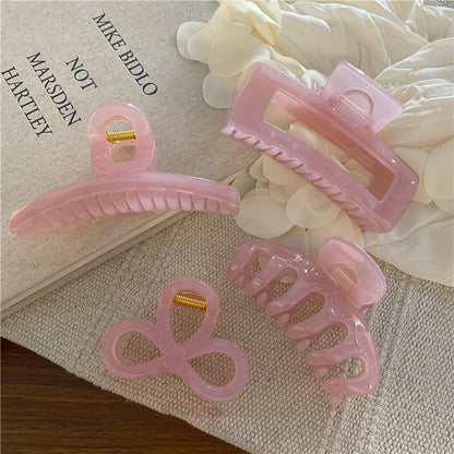 Soft Pink Claw Clips