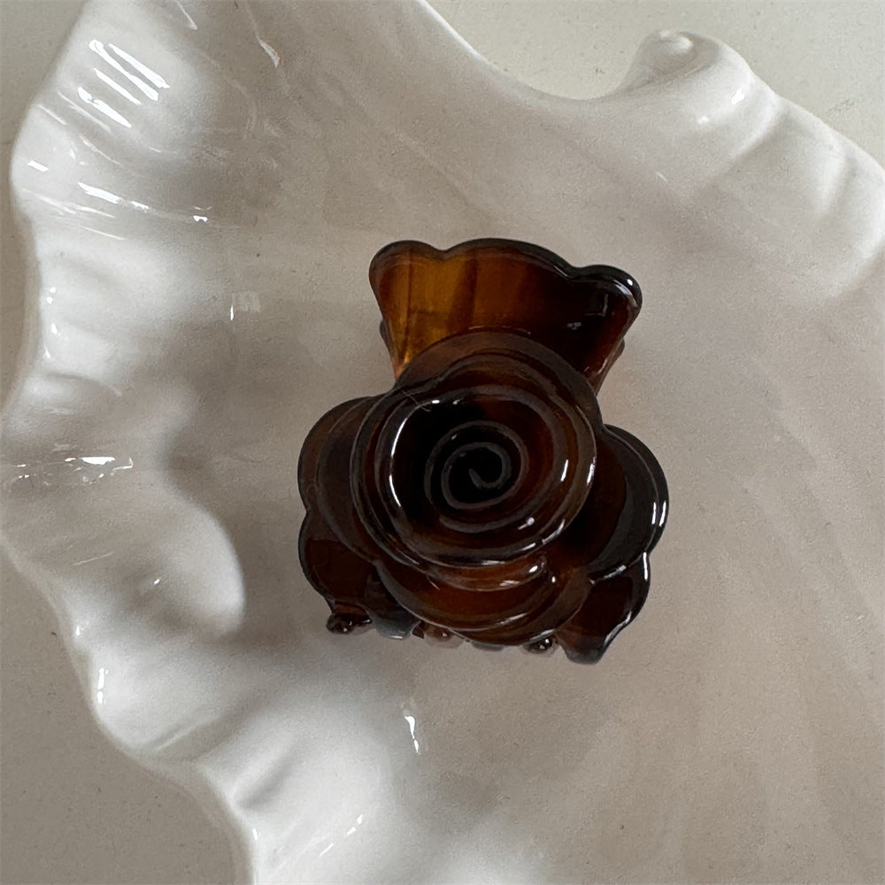 Rose Hair Claw Clip