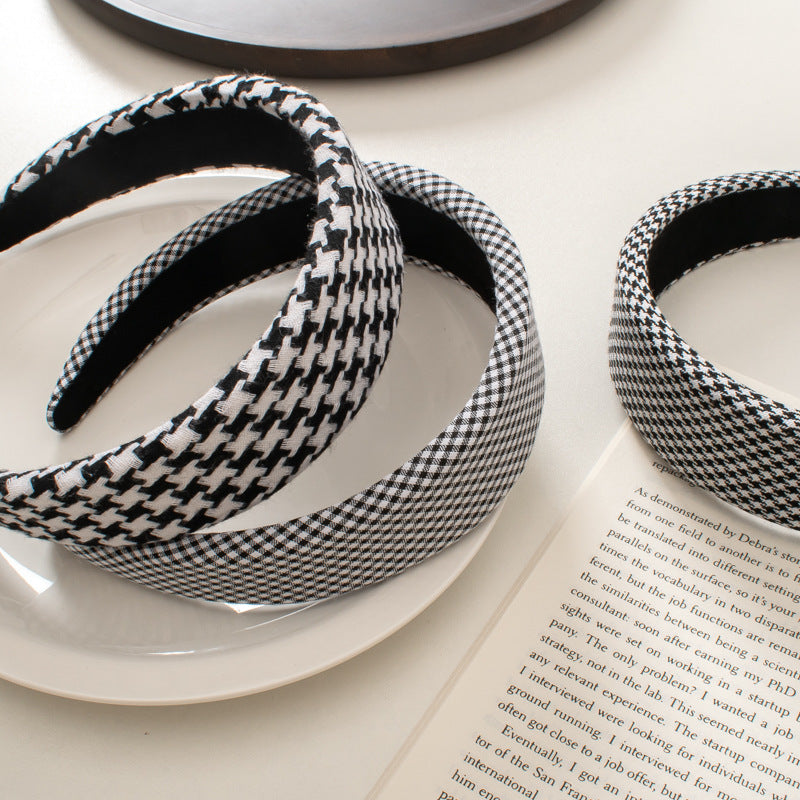 Houndstooth Thick Headband