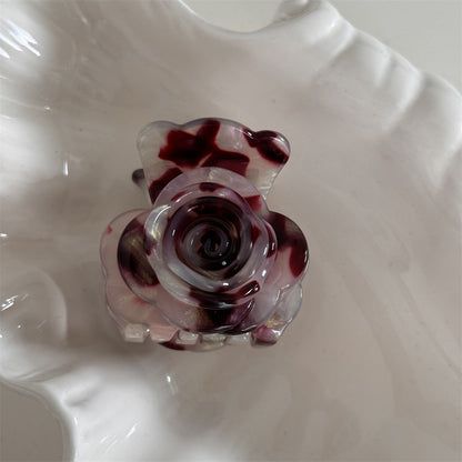 Rose Hair Claw Clip