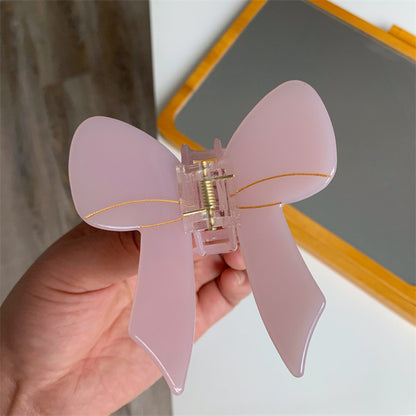 Girly Ribbon Claw Clip