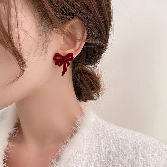 Velvet Bow Earrings