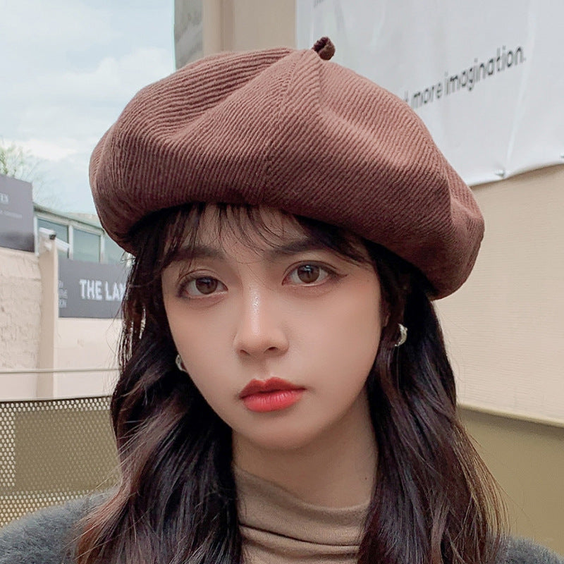 Corduroy French Beret