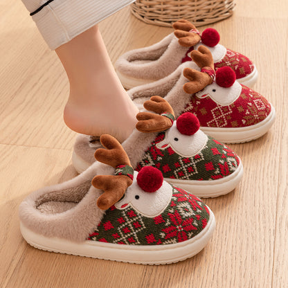 Christmas Elk Slippers