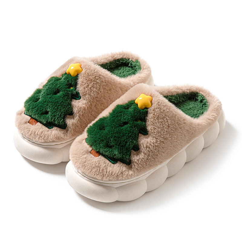 Christmas Tree Slippers