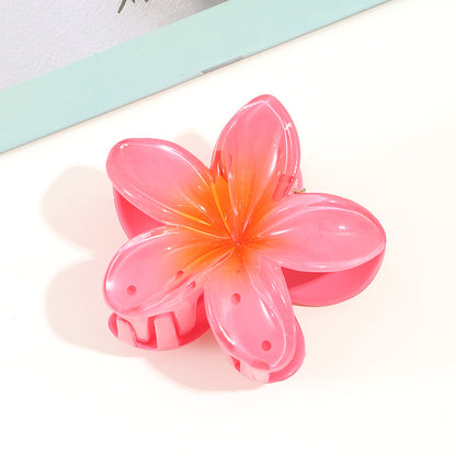 Tropical Flower Claw Clip