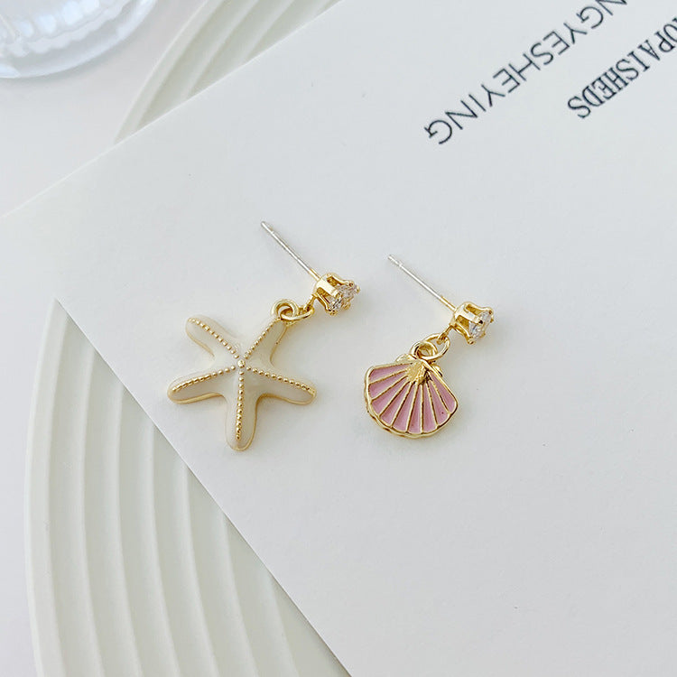 Starfish & Shell Earrings