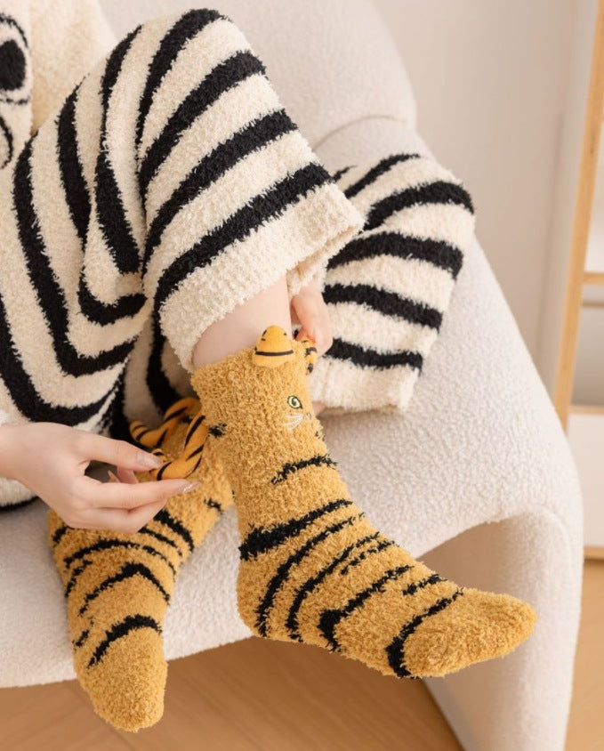 3D Cat Winter Socks