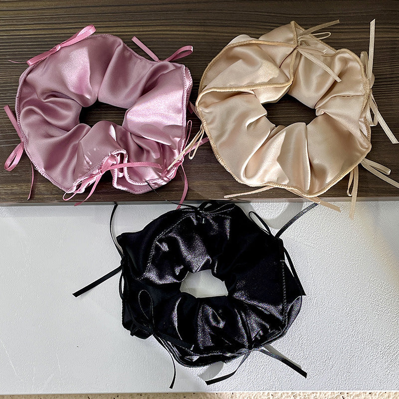 Bow Satin Scrunchies