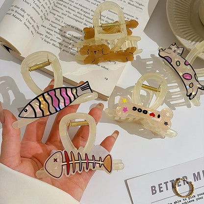 Cute Cartoon Claw Clips