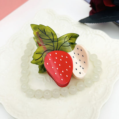 Strawberry Hair Claw Clips