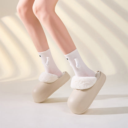 Plush Detachable Slippers