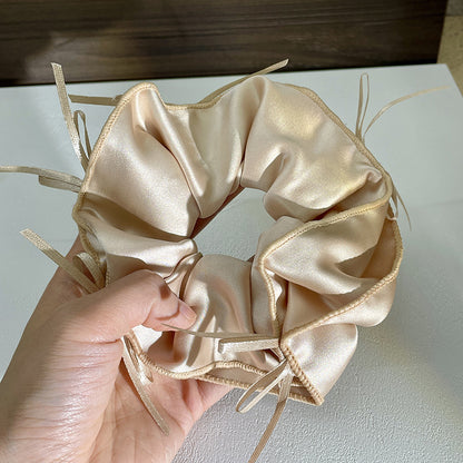 Bow Satin Scrunchies