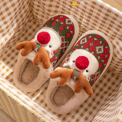 Christmas Elk Slippers