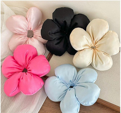 Flower Satin Scrunchie