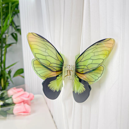 Real Butterfly Claw Clips