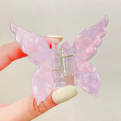 Marble Butterfly Claw Clip