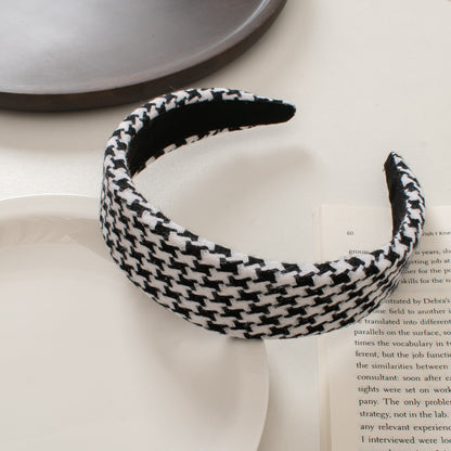 Houndstooth Thick Headband