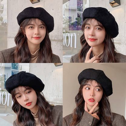 Corduroy French Beret