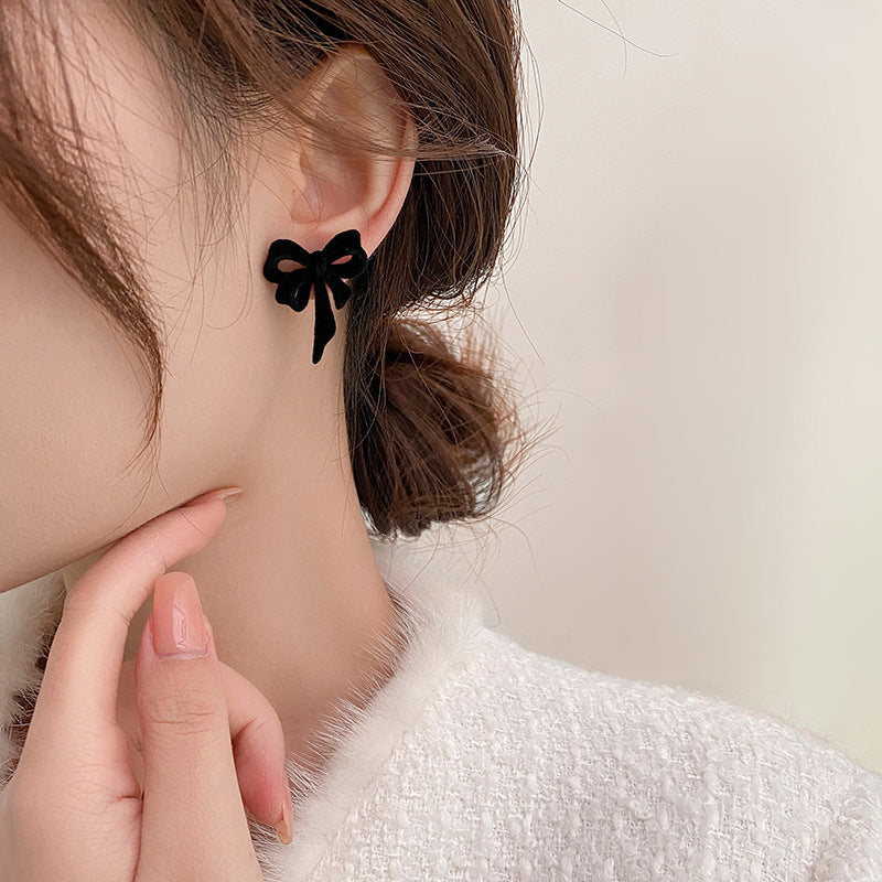 Velvet Bow Earrings