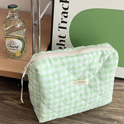 Coquette Quilted Cosmetic Bag