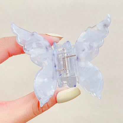 Marble Butterfly Claw Clip