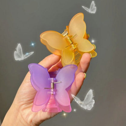 Gradient Butterfly Hair Claw Clip