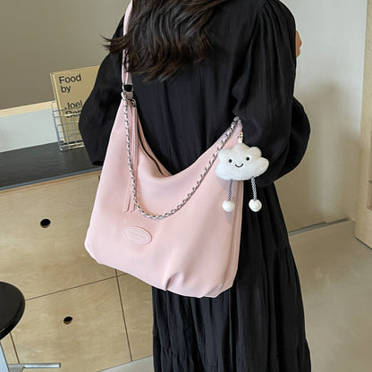 Pastel PU Leather Shoulder Bag