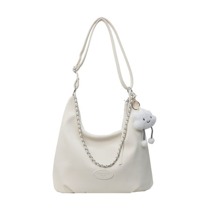 Pastel PU Leather Shoulder Bag