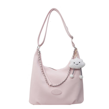 Pastel PU Leather Shoulder Bag