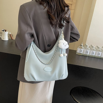 Pastel PU Leather Shoulder Bag